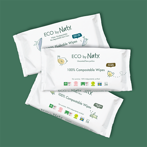 Eco by naty wipes 2024 biodegradable